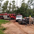 Fotos de Acidente com caminhonete de Maringá deixa dois mortos na rodovia BR-376