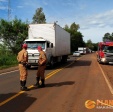 Fotos de Acidente de trabalho em obra da rodovia PR-323 deixa 4 trabalhadores feridos