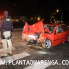 Fotos de Acidente entre caminhão tanque e carro deixa motorista gravemente ferido em Maringá