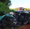 Fotos de Acidente entre carro e ônibus deixa 5 feridos entre Maringá e Iguaraçu