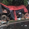 Fotos de Acidente entre dois caminhões causa três mortes na região