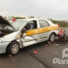 Fotos de Acidente entre táxi e moto no contorno sul, deixa jovem ferido em Maringá