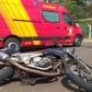 Fotos de Acidente grave envolvendo duas motos e caminhão