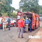 Fotos de Adolescente é socorrido de helicóptero após sofrer descarga elétrica e ter cerca de 40% do corpo queimado, em Maringá