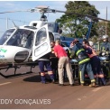 Fotos de Adolescente vítima de acidente é resgatado por helicóptero do SAMU em Marialva