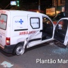 Fotos de Ambulância capota após colisão com carro no centro de Maringá