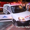 Fotos de Ambulância capota após colisão com carro no centro de Maringá