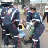 Fotos de Ao passar por buraco, ciclista cai, bate a cabeça e sofre ferimentos graves em Maringá