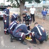 Fotos de Ao passar por buraco, ciclista cai, bate a cabeça e sofre ferimentos graves em Maringá