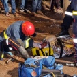 Fotos de Após colisão com moto, carro capota e bate em poste em Paiçandu