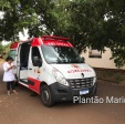 Fotos de Após colisão, ônibus arrasta moto por vários metros em Maringá