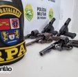 Fotos de Após ser vítima de assalto a ônibus em Floresta, casal é preso com cinco armas em Maringá