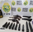 Fotos de Após ser vítima de assalto a ônibus em Floresta, casal é preso com cinco armas em Maringá