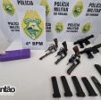 Fotos de Após ser vítima de assalto a ônibus em Floresta, casal é preso com cinco armas em Maringá