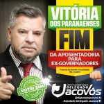 Fotos de Aposentadorias para ex-governadores do Paraná, está extinta, daqui pra frente