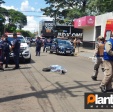 Fotos de Assalto em mercado termina com um suspeito morto e outro preso em Maringá