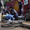 Fotos de Bicicleta quebra e homem de 58 anos sofre queda e é socorrido com ferimentos no rosto em Maringá