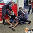 Fotos de Briga entre flanelinhas por ponto no centro de Maringá com um deles ferido a golpes de faca