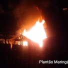 Fotos de Cachorro morre e casa fica destruída em possível incêndio criminoso em Maringá