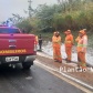 Fotos de Câmera de segurança registra acidente com carreta carregada de cal entre Maringá e Floresta