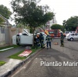 Fotos de Câmera de segurança registra acidente impressionante em Maringá