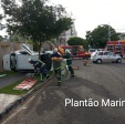 Fotos de Câmera de segurança registra acidente impressionante em Maringá