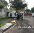 Fotos de Câmera de segurança registra acidente impressionante em Maringá