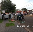 Fotos de Câmera de segurança registra acidente impressionante em Maringá