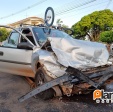 Fotos de Câmera de segurança registra acidente que deixou quatro pessoas feridas em Maringá