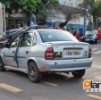 Fotos de Câmera de segurança registra acidente que deixou quatro pessoas feridas em Maringá