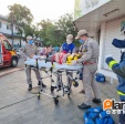 Fotos de Câmera de segurança registra acidente que deixou quatro pessoas feridas em Maringá