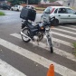 Fotos de Câmera de segurança registra colisão entre duas motos que deixou três pessoas feridas, em Maringá