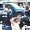 Fotos de Câmera de segurança registra duplo homicídio em revenda de carro em Sarandi