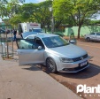 Fotos de Câmera de segurança registra duplo homicídio em revenda de carro em Sarandi