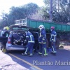 Fotos de Câmera de segurança registra grave acidente, em Maringá