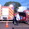 Fotos de Câmera de segurança registra grave acidente, em Maringá