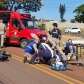 Fotos de Câmera registra acidente grave que deixou motociclista ferido em Maringá; veja o vídeo