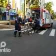 Fotos de Câmera registra acidente que deixou motociclista em estado gravíssimo, em Maringá