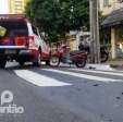 Fotos de Câmera registra acidente que deixou motociclista em estado gravíssimo, em Maringá