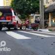 Fotos de Câmera registra acidente que deixou motociclista em estado gravíssimo, em Maringá