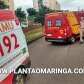 Fotos de Caminhão desgovernado invade quintal de residência em Maringá