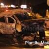 Fotos de Carro explode após batida e motorista morre carbonizado na Avenida Colombo em Maringá