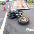 Fotos de Casal é intubado após moto bater em guard rail na rodovia BR-376 em Mandaguaçu