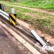 Fotos de Casal é intubado após moto bater em guard rail na rodovia BR-376 em Mandaguaçu