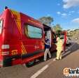 Fotos de Ciclista bate em poste e fica gravemente ferido em Maringá