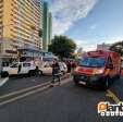 Fotos de Cinco pessoas ficam feridas em acidente na área central de Maringá