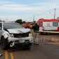 Fotos de Colisão entre carro e camionete deixa três pessoas feridas em Maringá