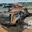 Fotos de Colisão entre três carros deixa quatro vítimas graves na rodovia BR-376, em Marialva