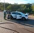 Fotos de Colisão frontal entre carros deixa três pessoas feridas em Maringá