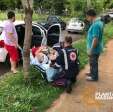 Fotos de Colisão seguida de capotamento deixa duas pessoas feridas em Maringá